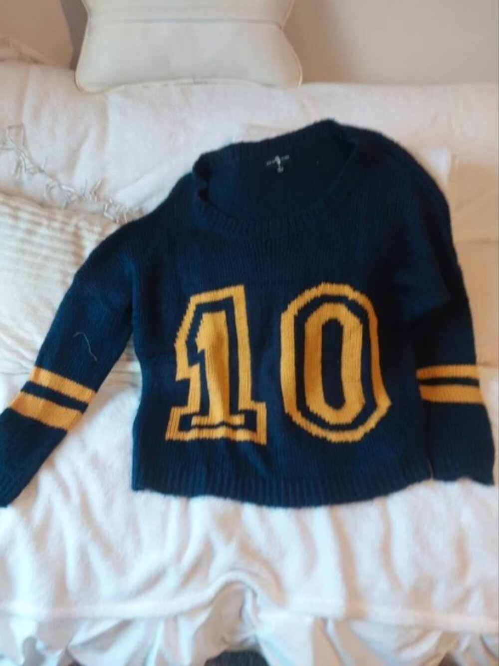 Dream Catcher Oversized Varsity Sweater – Slouchy Fit...Boyfriend sweater